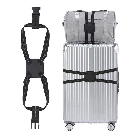 Luggage strap cross packing strap buckle