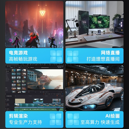 Core i5 12400f Host компьютер Takes Rx6500xt RTX4060TI Black Warrior Game Whate Machine