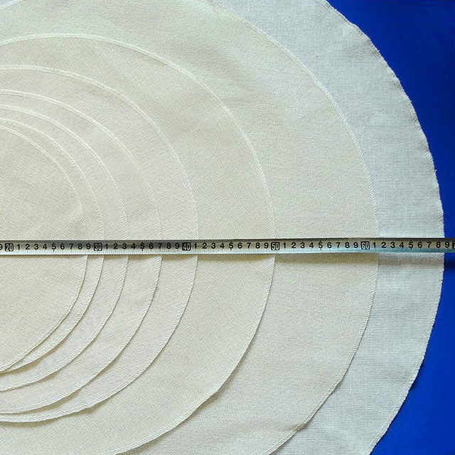 Non-stick household round cotton steamer steamer film cloth