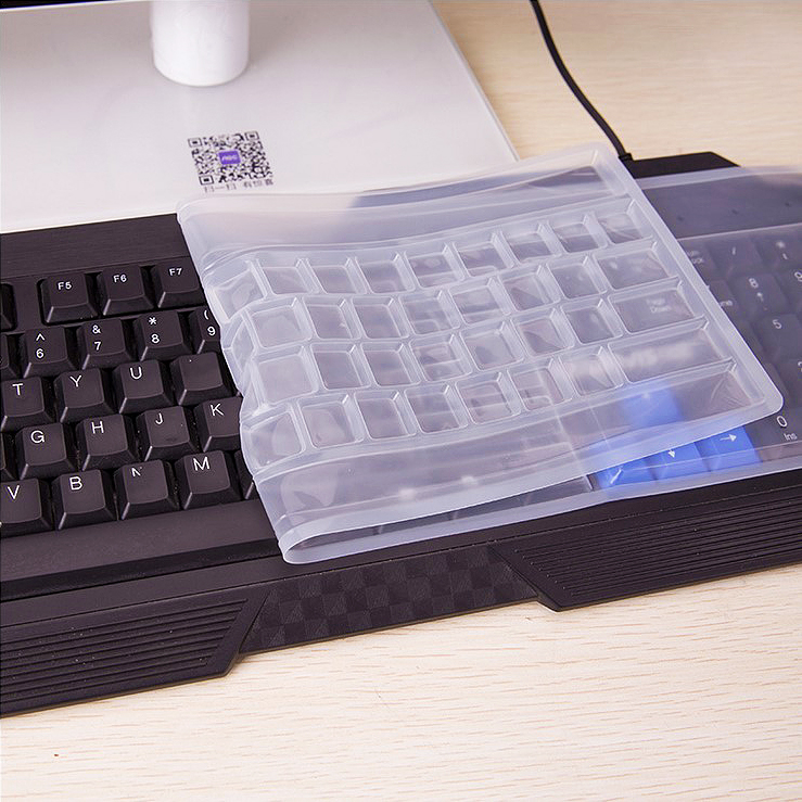 华硕联想dell戴尔Acer宏碁通用凹凸电脑键盘保护膜台式笔记本按键 - 图1