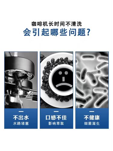 咖啡机除垢片全自动半自动胶囊咖啡机除垢剂清洁片水箱除油通用型 - 图1