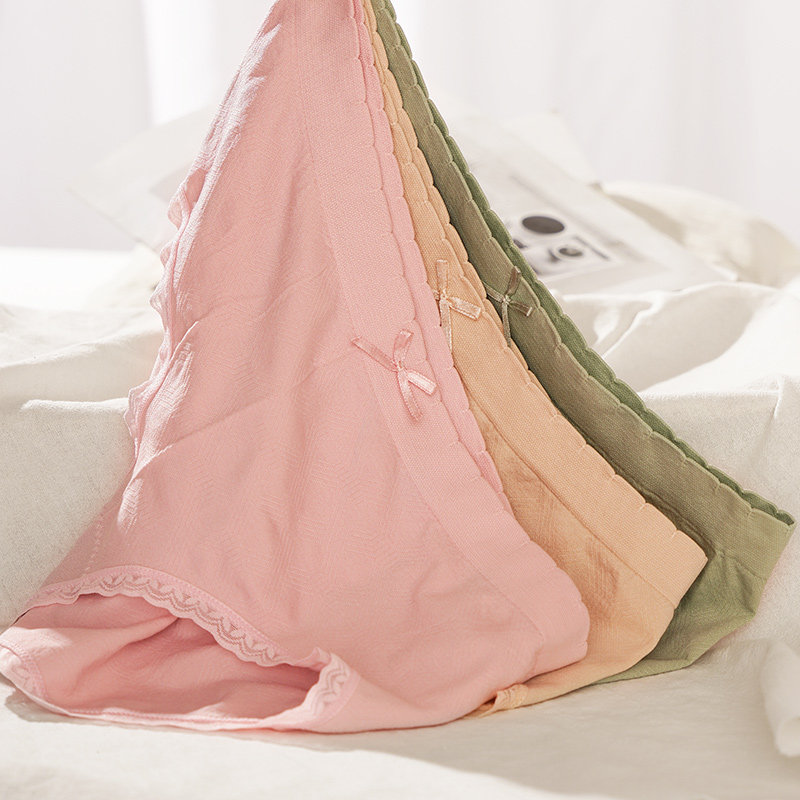 魅鲨石墨烯透气女裸感舒适m三角裤 魅鲨内裤