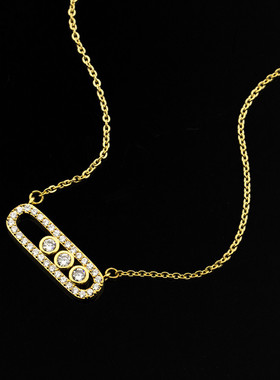 工厂锆石项链时尚女士