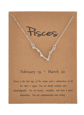Twelve Constellations preserving pendant necklace 星座项链