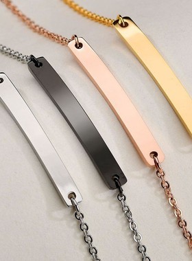 Customized personality simple stainless steel bracelet