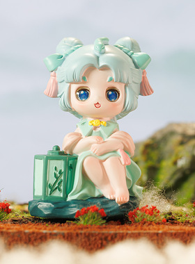 Aura Pin国潮古风新bai蛇传盲盒可爱手办家居客厅树脂装饰摆件