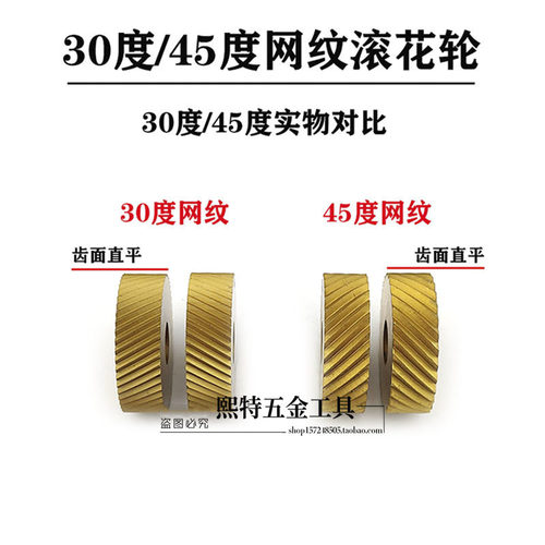 304不锈钢用网纹滚花轮1.0 高速钢含钴镀钛加硬直纹1.5滚花刀2..0 - 图1