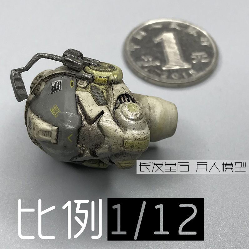 1/12兵人 6寸 3A TOYS泰坦陨落驾驶员头雕-图2