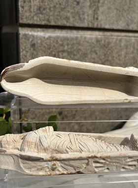 埃及雕刻天然木纹石木乃伊精巧独特