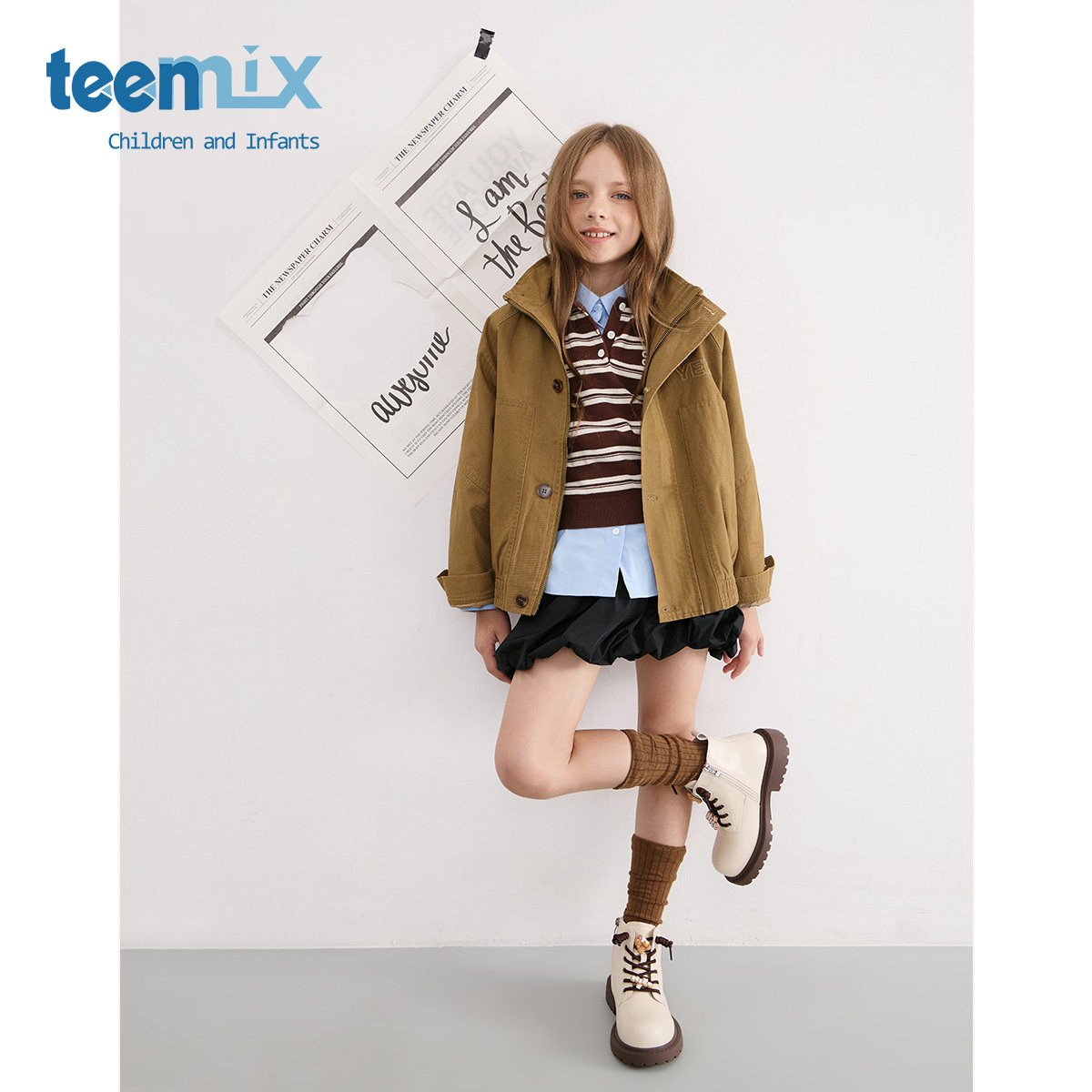 天美意儿童马丁靴女童靴子2025新款童鞋春夏小公主女宝宝短靴童靴,淘宝优惠券,粉丝福利购,淘宝优惠卷