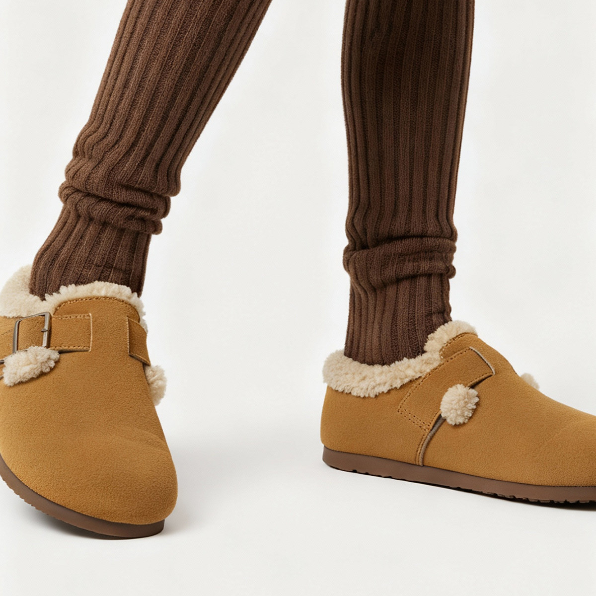 天美意儿童棉鞋女童加绒二棉鞋男童鞋子2025新款女宝宝豆豆勃肯鞋,淘宝优惠券,粉丝福利购,淘宝优惠卷