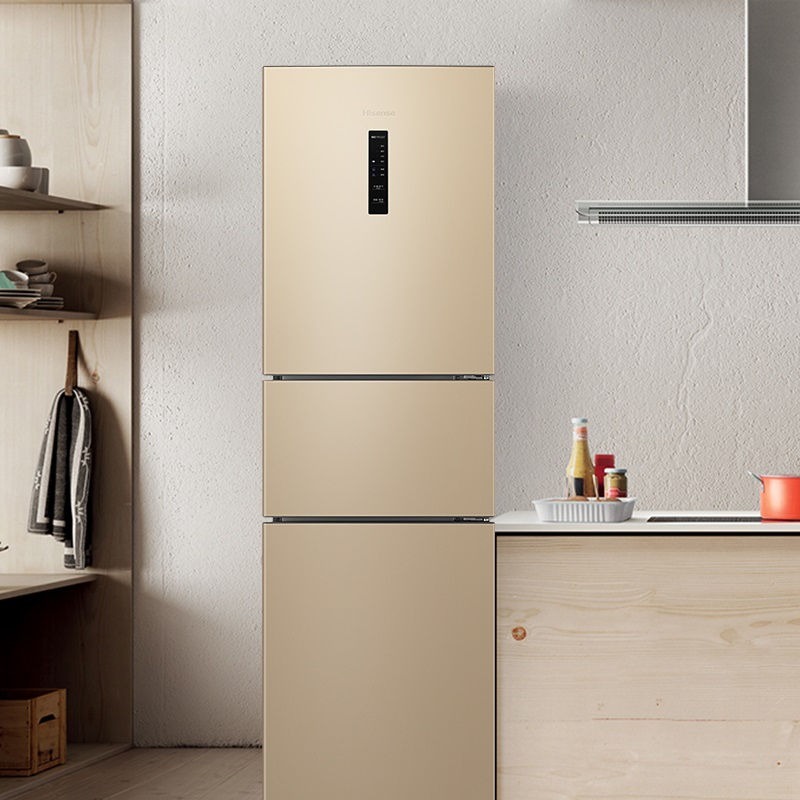 海信bcd-220wyk1dq三门式冻电冰箱 海信瑞羽厨房冰箱