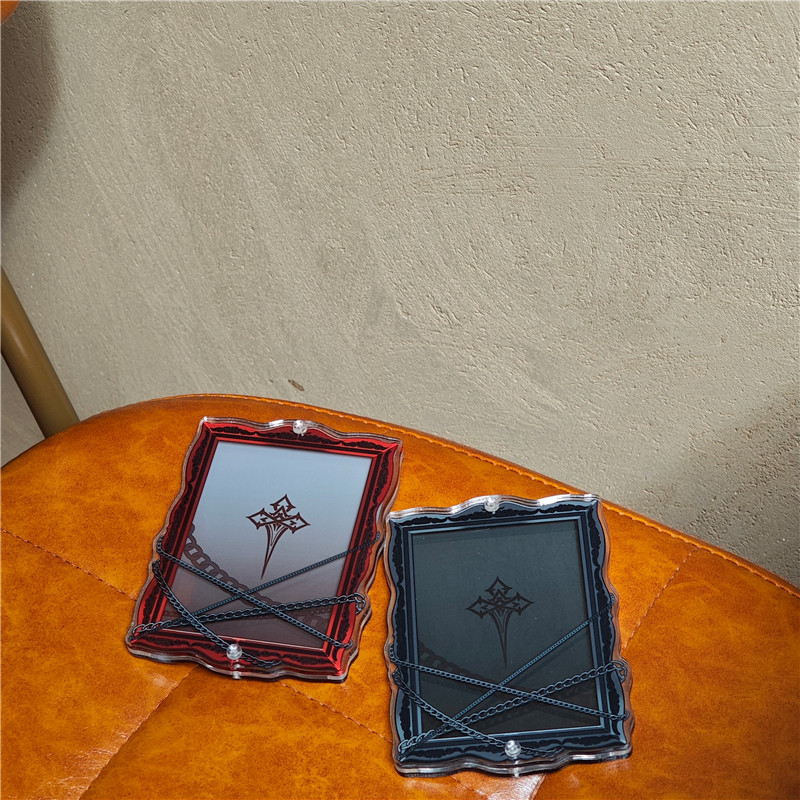 原创欧式拍立得相框三寸L判明信片亚克力谷美二次元小卡展示立牌,淘宝优惠券,粉丝福利购,淘宝优惠卷