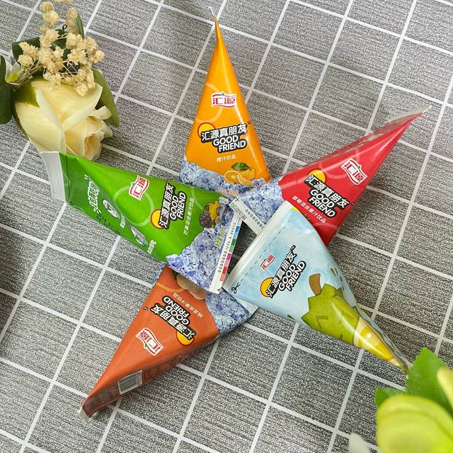 Huiyuan True Friend Smoothie is a fruit drink that can be eaten frozen