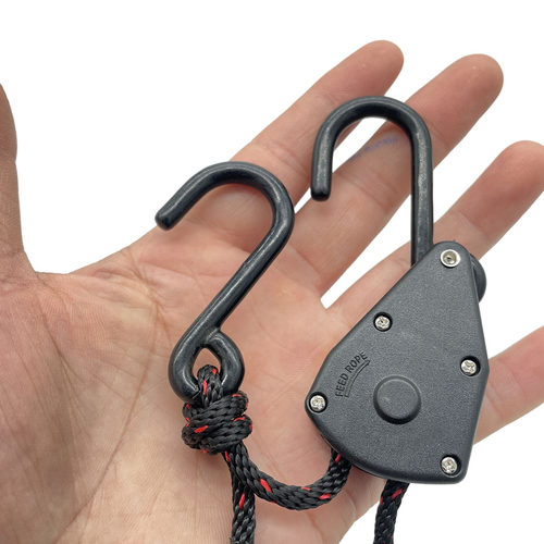 4mm粗 浸塑S钩挂绳捆绑绳吊绳滑轮拉绳露营天幕帐篷 升降绳 - 图3