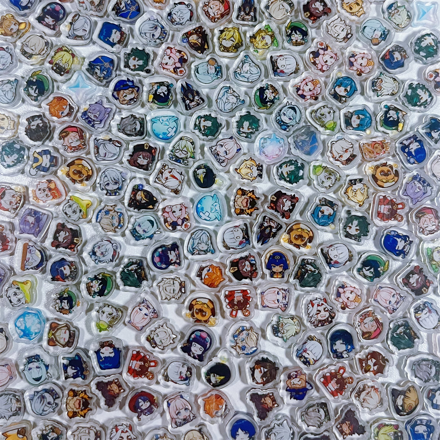 1cm原神散兵魈芙宁娜小红书同款亚克力片手工钥匙扣摇摇乐手机壳 - 图0