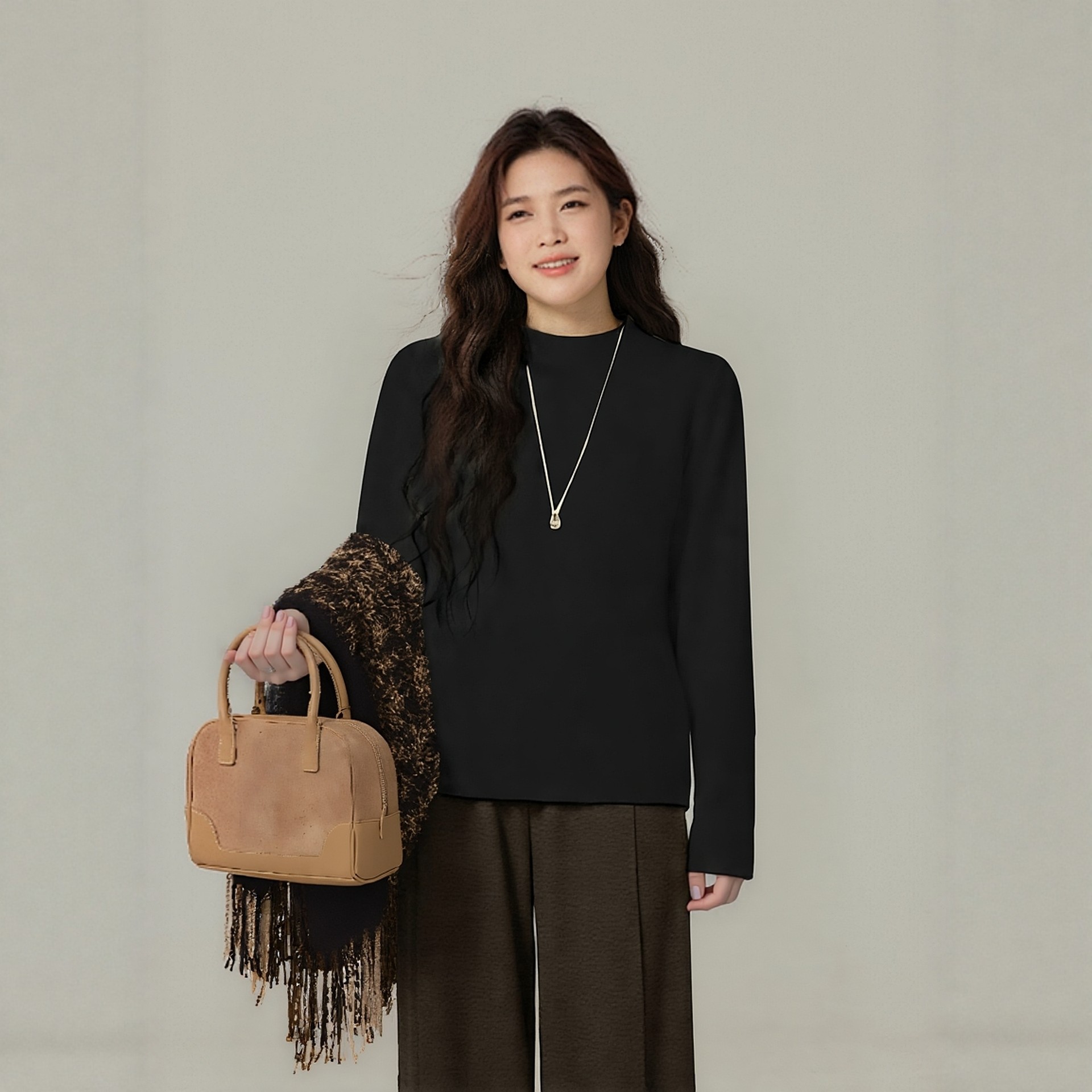 毛衣大码女胖mm2025新款秋冬200斤遮肚显瘦半高领内搭基础打底衫,淘宝优惠券,粉丝福利购,淘宝优惠卷