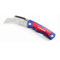ten thousand gram Po Workpro W011011 bicolor aluminium shank double head folding knife (cut knife single fleece)