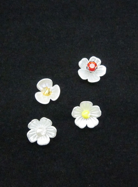 亚克力仿珍珠五瓣花DIY材料