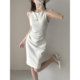 ຄວາມງາມທີ່ສະຫງ່າງາມ smocked hip-hugging dress