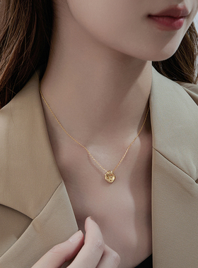 14K镀金小众项链毛衣链2024新款