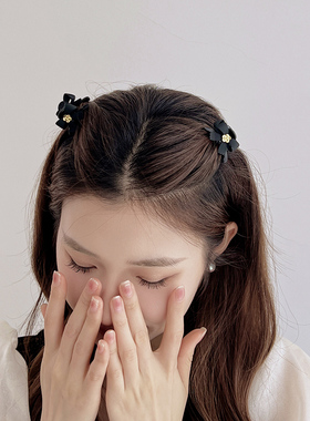 少女蝴蝶结刘海小抓夹公主头发夹