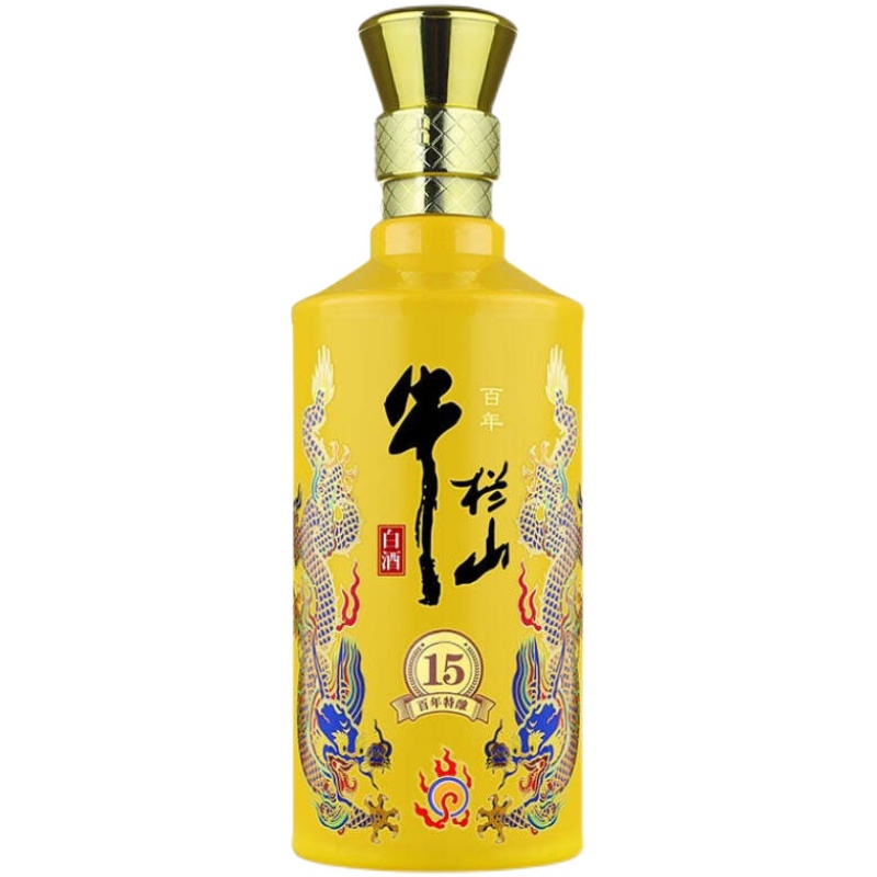 北京牛栏山二锅头特酿15 小黄龙42度浓香型白酒500ml*6瓶整箱盒装