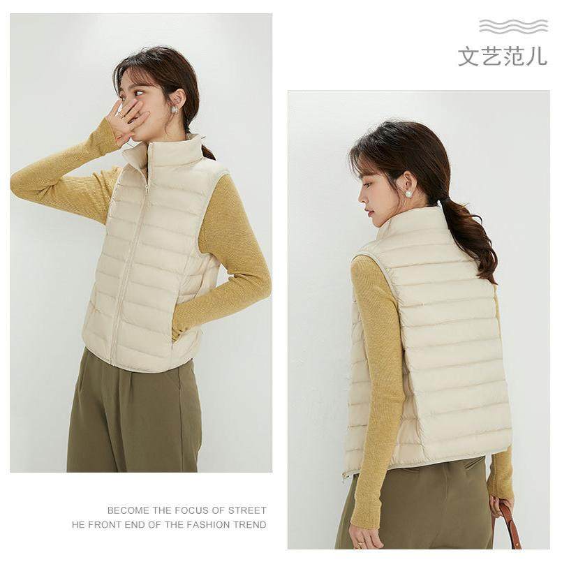 日本U库女短款羽绒马甲秋冬2025新款羽绒服内胆轻薄内搭保暖背心,淘宝优惠券,粉丝福利购,淘宝优惠卷