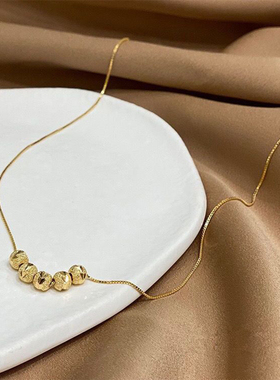 网红爆款五福临门项链女