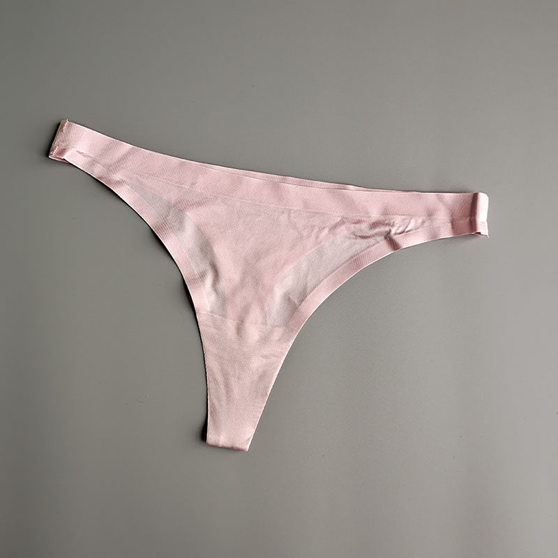 无痕隐形运动健身速干丁字裤女士性感舒适美臀透气三角内裤
