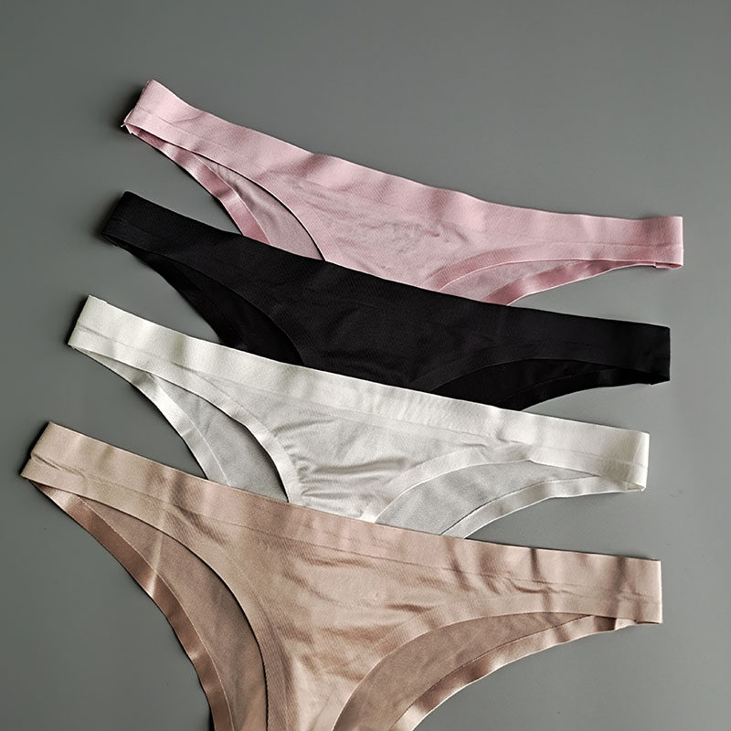 无痕隐形运动健身速干丁字裤女士性感舒适美臀透气三角内裤