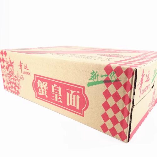 幸运方便面蟹皇面泡面潮汕特产免煮速食网红整箱蟹黄面油炸干脆面 - 图0