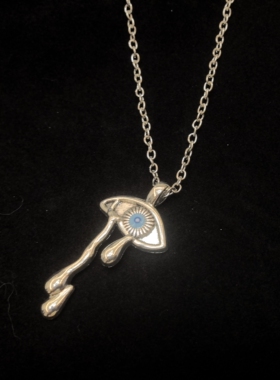 Vintage古着  Whispering Tear 项链 亚文化 小众设计 轻复古