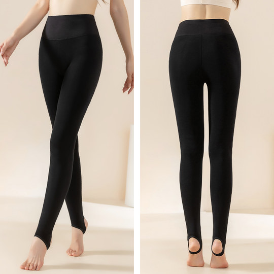 Pantalones de algodón sherpa para mujer para uso exterior, además de terciopelo y engrosamiento.