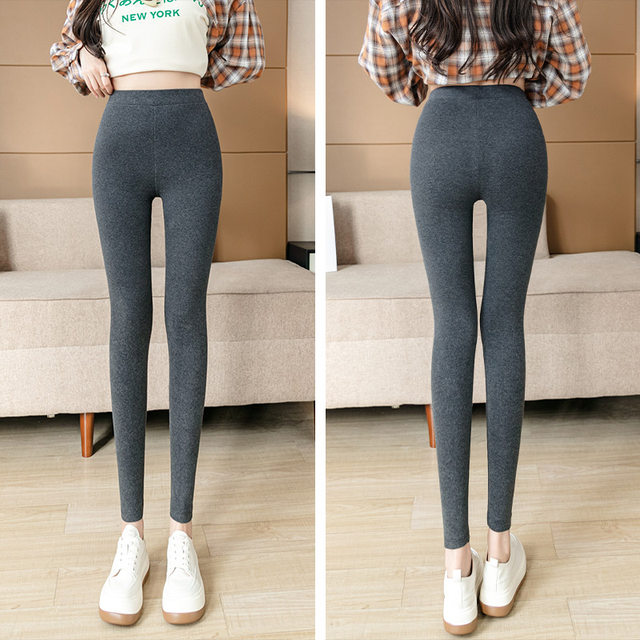 Leggings ຝ້າຍບໍລິສຸດບາງໆສໍາລັບເສື້ອນອກຂອງແມ່ຍິງໃນພາກຮຽນ spring ແລະດູໃບໄມ້ລົ່ນ