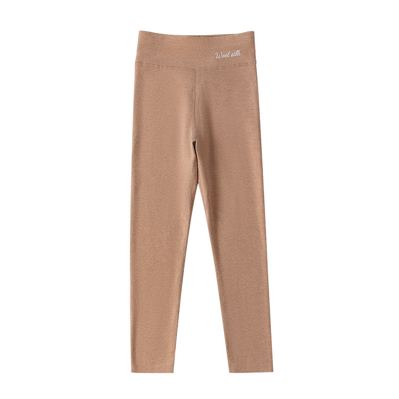 德绒秋裤女内穿秋冬加绒加厚大码羊毛蚕丝绒保暖棉毛裤高腰打底裤,淘宝优惠券,粉丝福利购,淘宝优惠卷