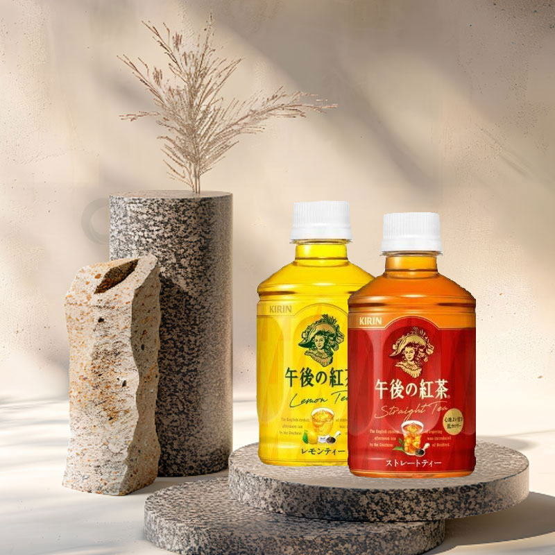 日本进口麒麟KIRIN茶饮料柠檬味午后红茶奶茶小瓶装280ml - 图2