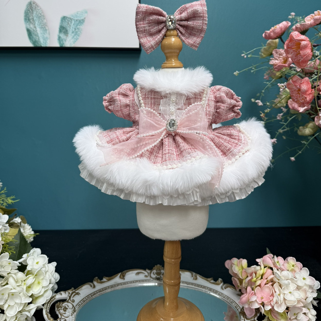 DANI原创手工40cm娃衣公主裙秋冬公主裙饼饼裙星黛露玲娜贝儿着替,淘宝优惠券,粉丝福利购,淘宝优惠卷