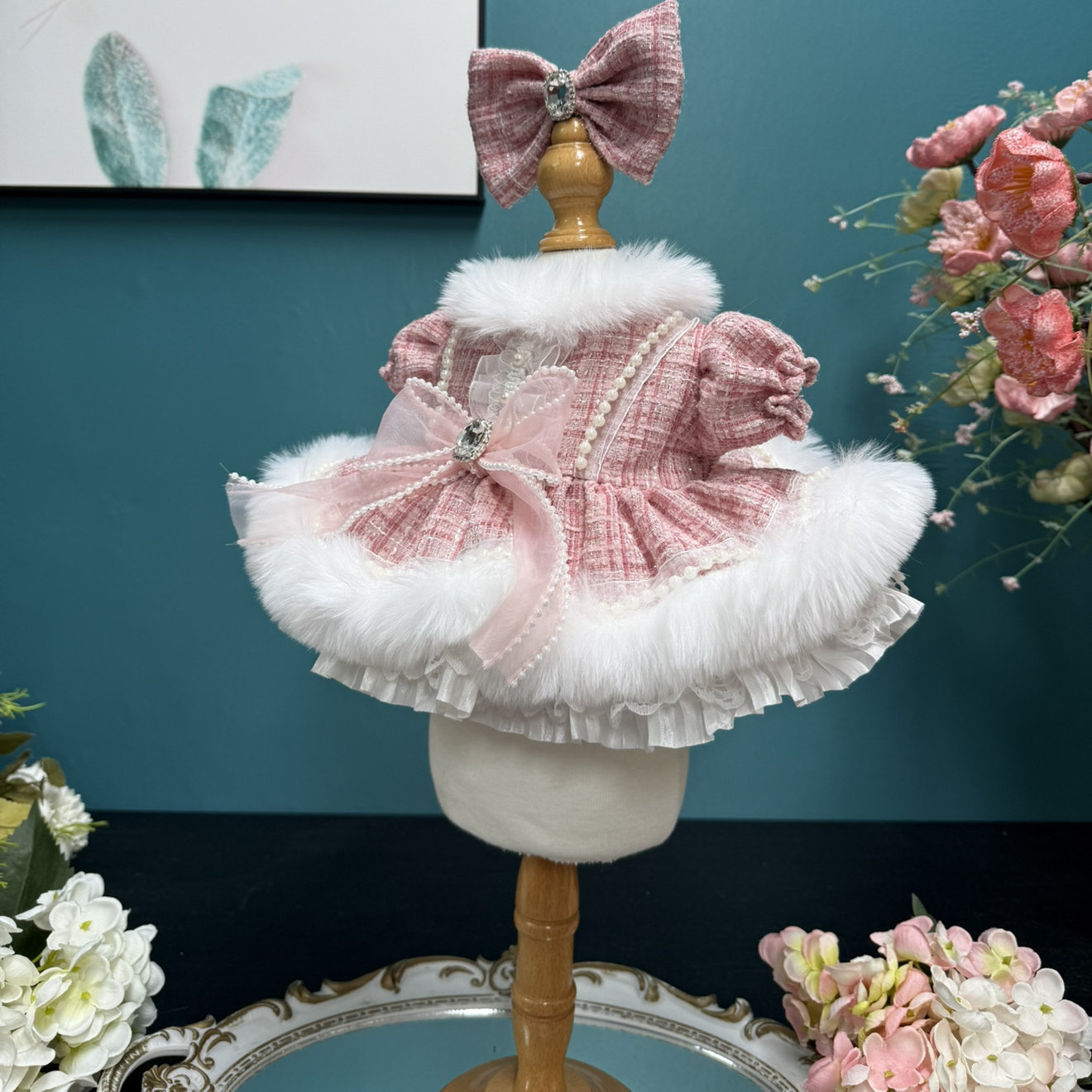 DANI原创手工40cm娃衣公主裙秋冬公主裙饼饼裙星黛露玲娜贝儿着替,淘宝优惠券,粉丝福利购,淘宝优惠卷