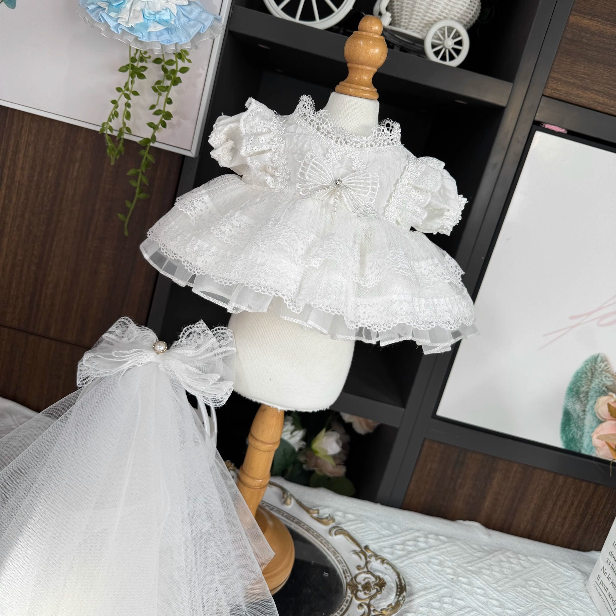 20cm棉花娃衣毛绒公仔mokoko婚纱礼服星黛露着替公主裙拉布布裙子,淘宝优惠券,粉丝福利购,淘宝优惠卷