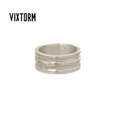 银饰戒指 vixtorm bourton戒指 s925纯银指环宽戒厚重cool酷派潮牌