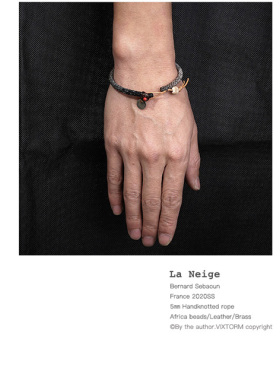 vixtorm渐变琉璃珠手工编织手链