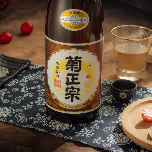 日本进口菊正宗上选清酒烧酒洋酒生口本酿造纯米大吟酿1.8L - 图1