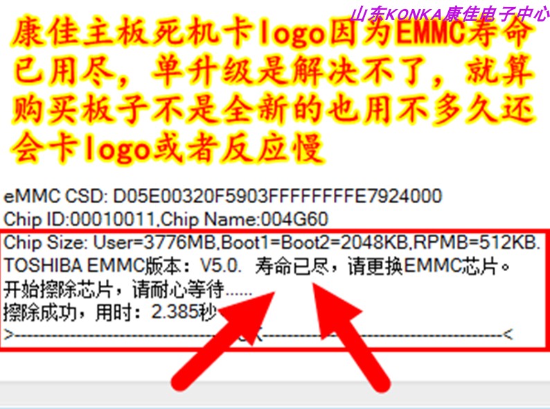 康佳主板维修LED50K5100 AK50 S50U 50CQ 35022965 EMMC 数据量产 - 图1