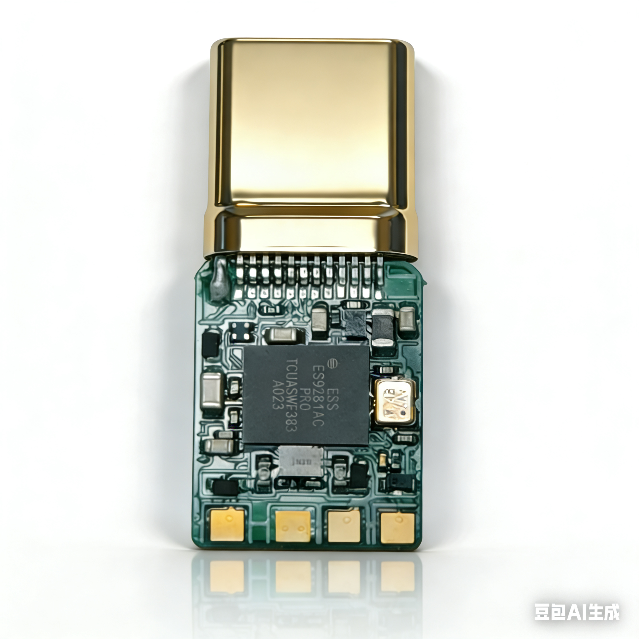 ES9281ACPRO小尾巴解码耳放线音频解码器HIFI耳机DAC转接头纯银线