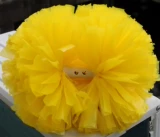 4 -дюймовая толстая стальная проволочная ручка с двойным головным матчем La La La La La La La, показывая шариковые танцоры цветочные опоры цветовые шарики