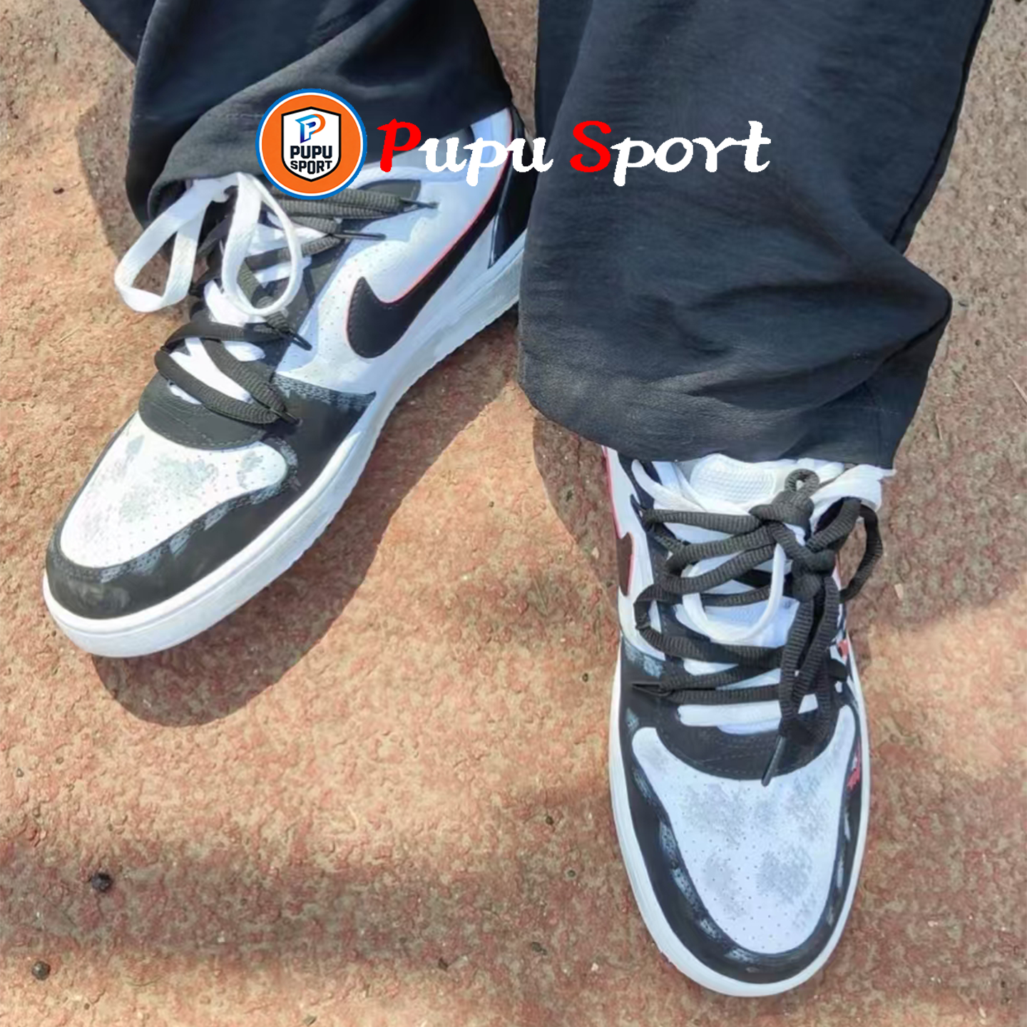 【定制球鞋】Nike Court Borough 暗夜十字 黑白灰,淘宝优惠券,粉丝福利购,淘宝优惠卷