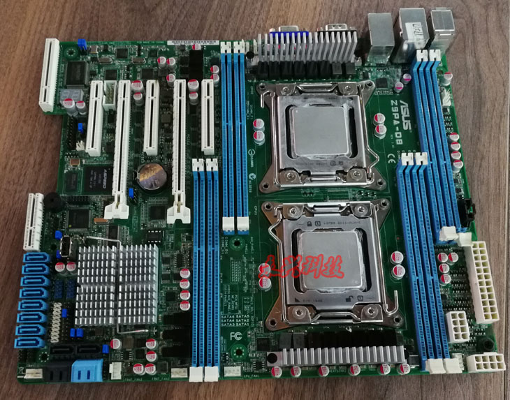 Asus/华硕 Z9PA-D8 2011针双路主板双CPU主板支持 E5-2680V2-图1