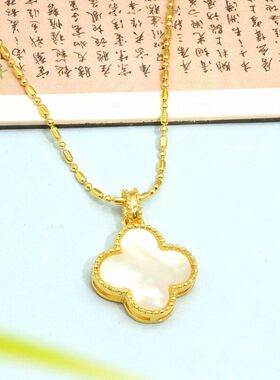 四叶草吊坠链时尚幸运简约多样性