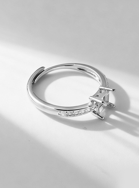 2025新款镶嵌戒面戒托纯铜戒托女